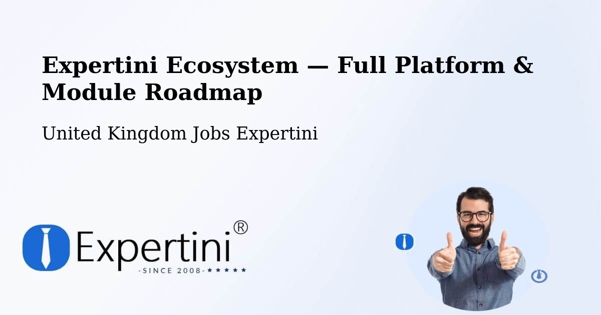 Expertini Ecosystem — Full Platform & Module Roadmap – Crofty